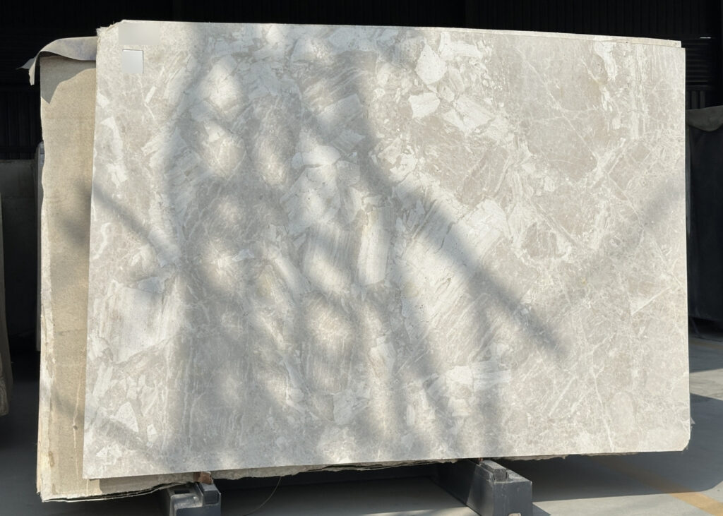 Raw marble block from quarry